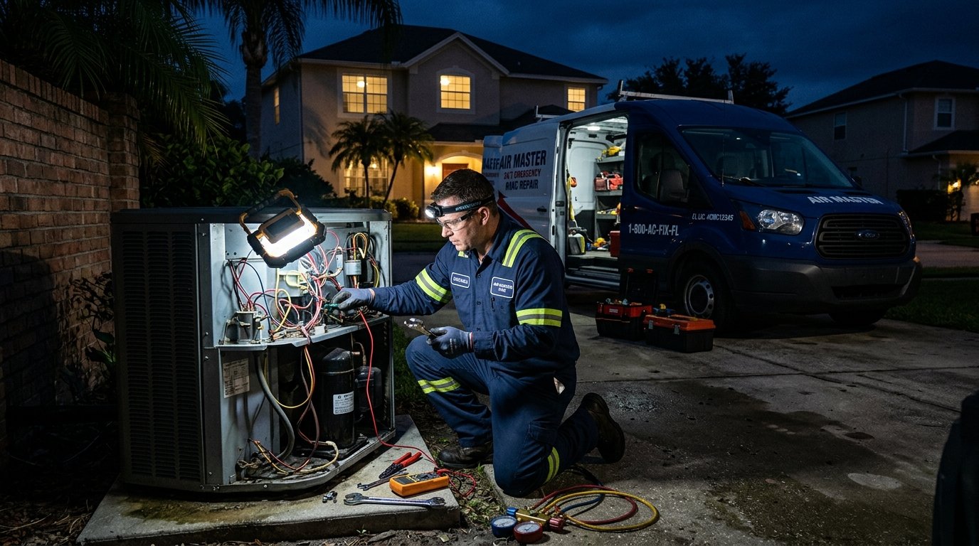 24/7 Emergency Heating and Cooling Services in Clearwater & Tampa Bay